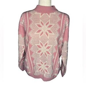 Vintage Adele Knit 80’s Snowflake Ski Sweater Knit